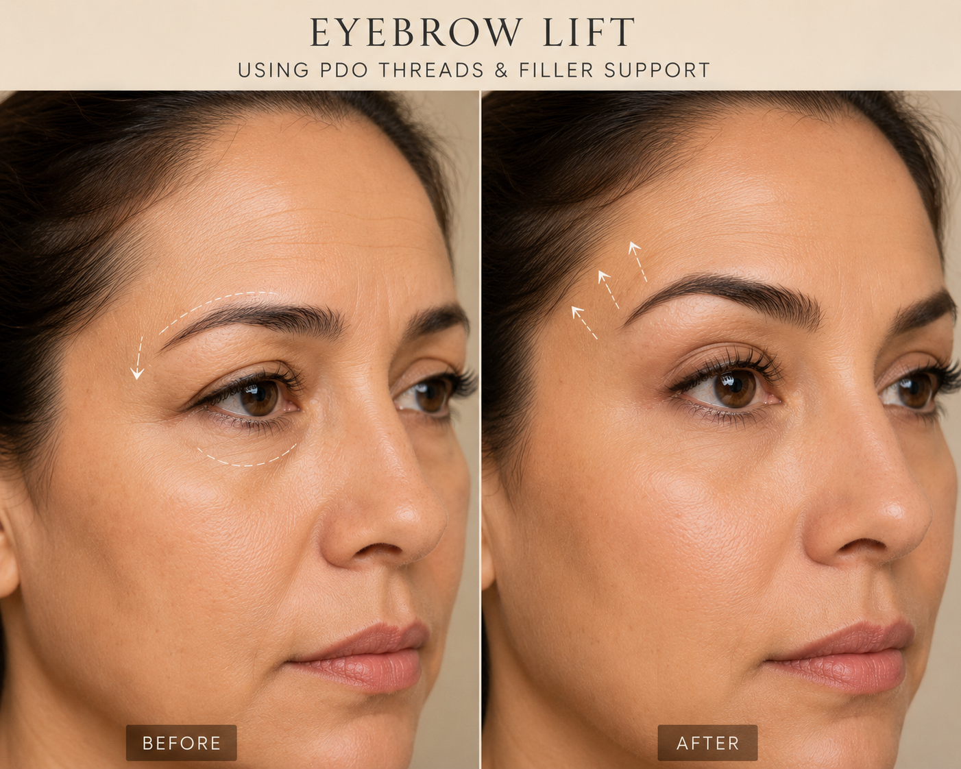 Eyebrow lifting