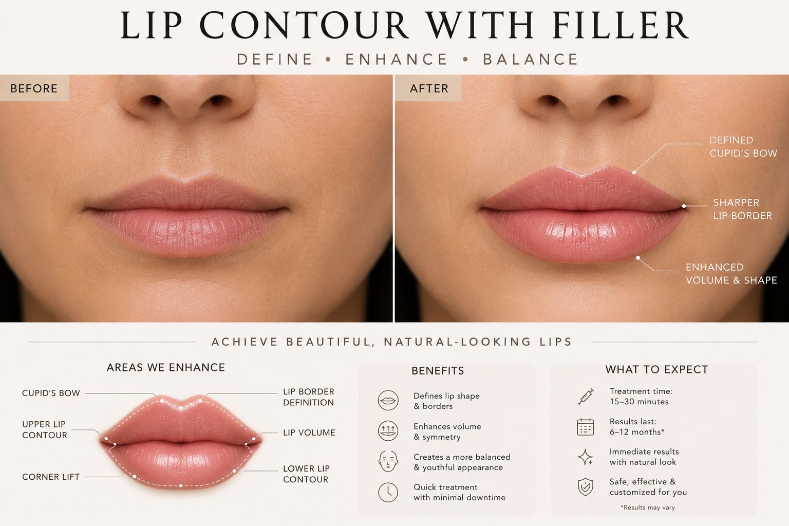 Lip contour