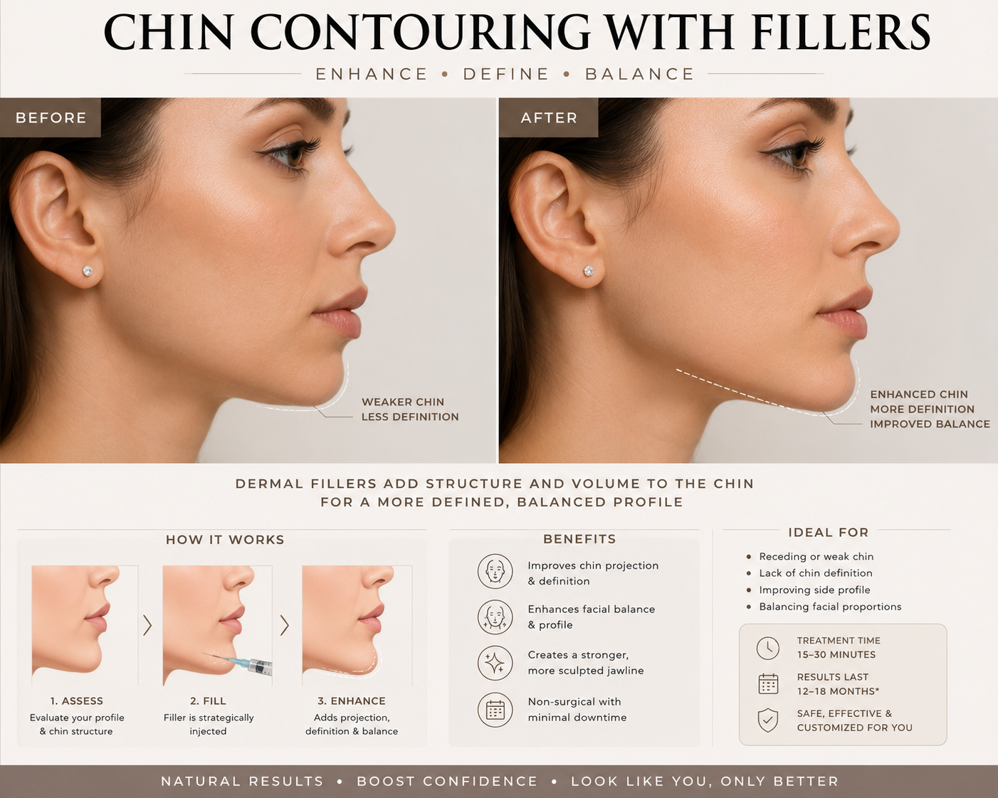 Chin contour