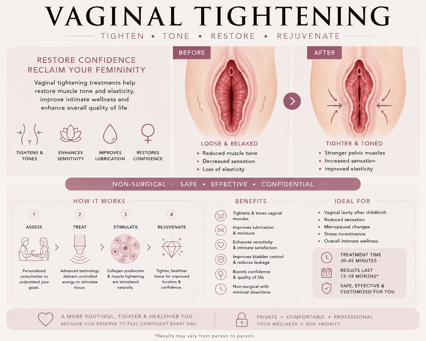 Vaginal tightening
